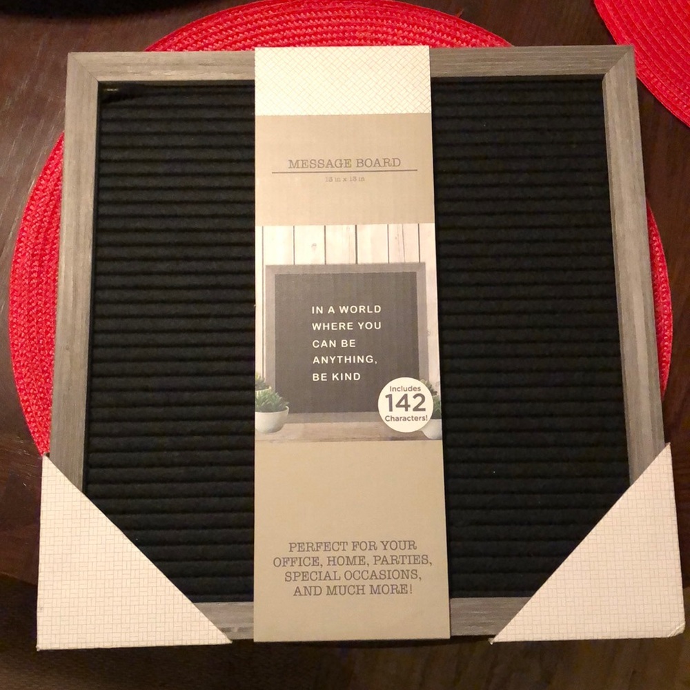 BRAND NEW letter board